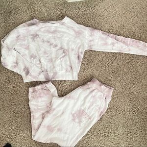 PINK tie dye set